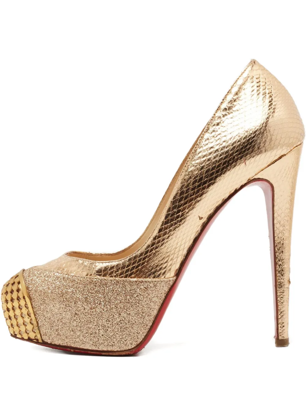 Christian Louboutin Pre-Owned Maggie Pumps mit Absatz 120mm - Gelb