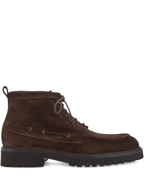 CALCE lace-up suede boots 