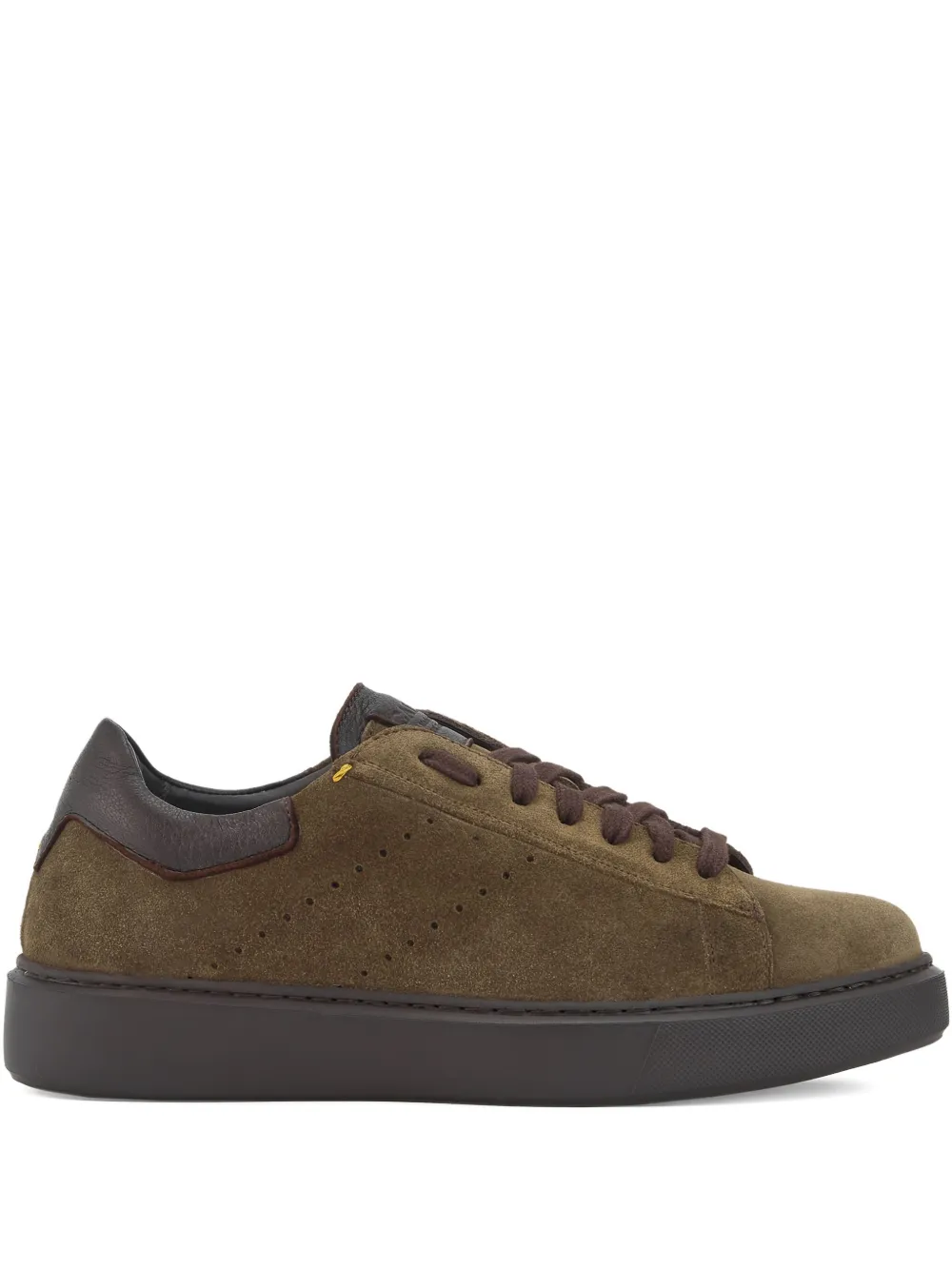 CALCE suede leather sneakers Brown