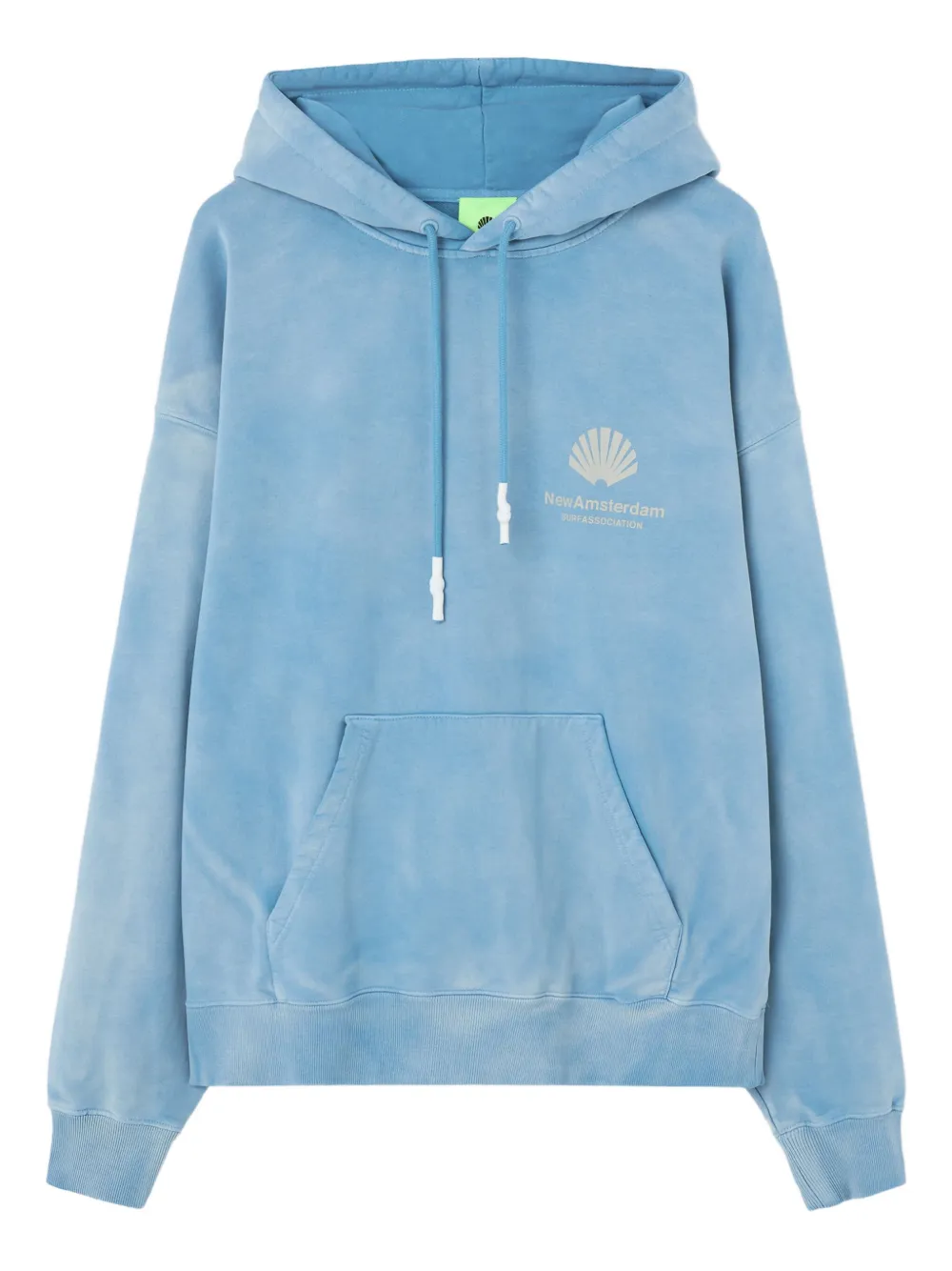 shell-logo tie-dye hoodie