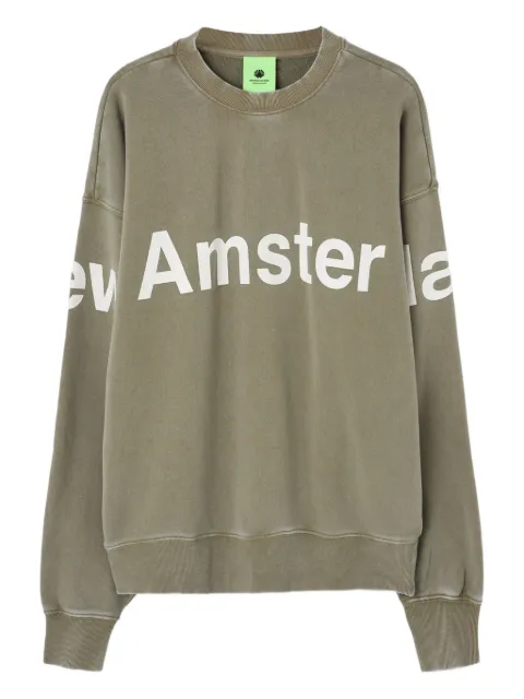 NEW AMSTERDAM logo-print sweatshirt