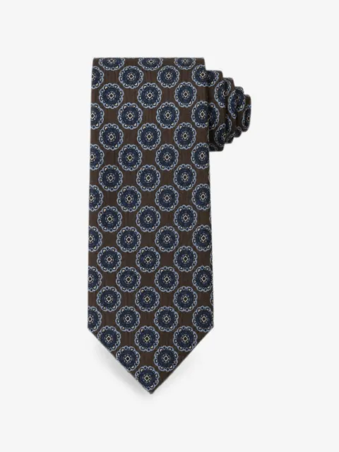 Bona Furtuna geometric-print tie