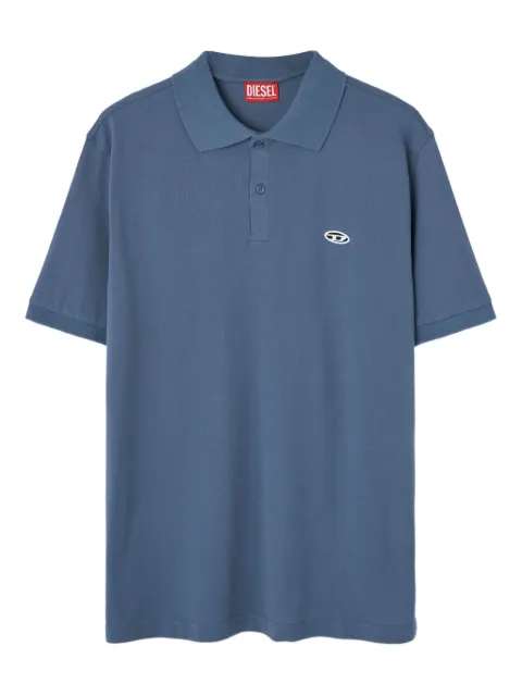 Diesel logo-embroidered polo shirt