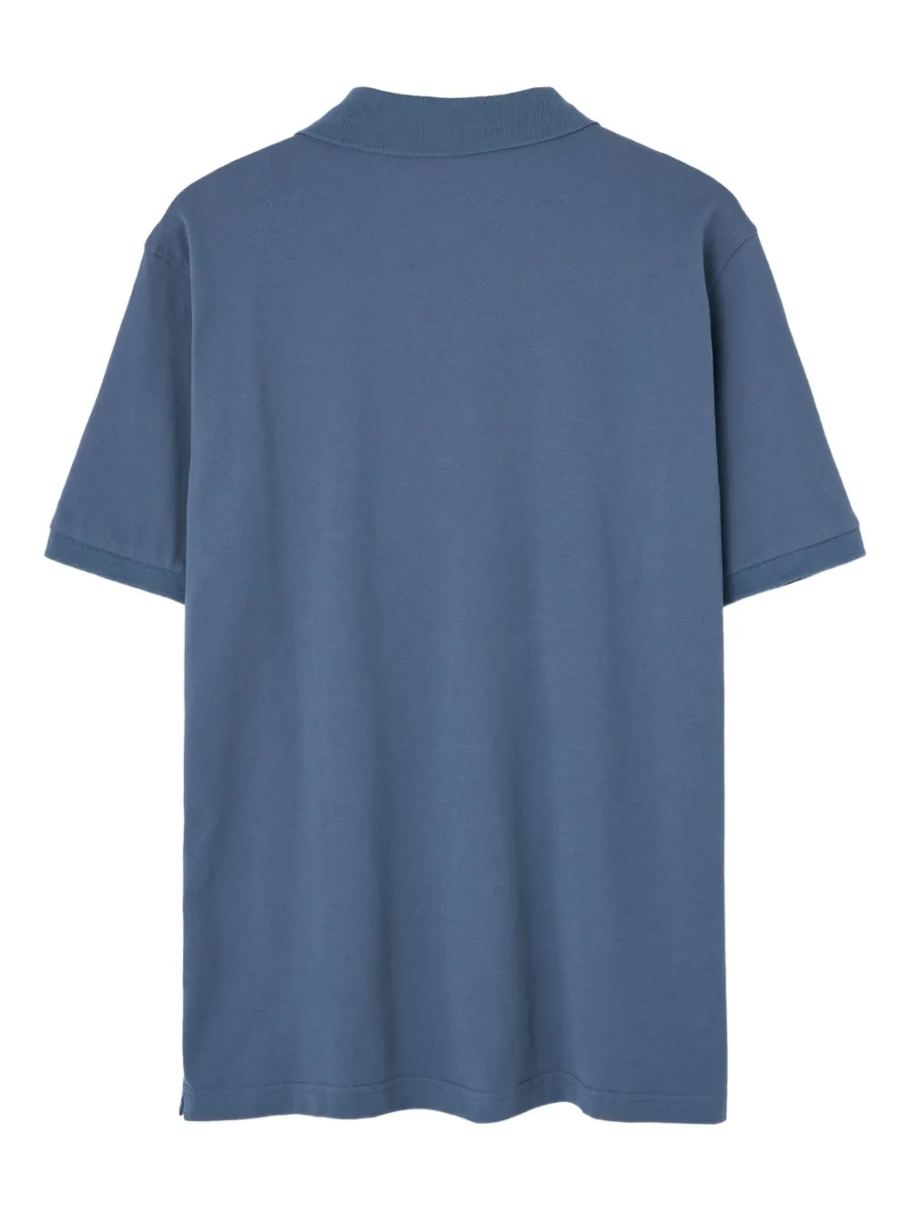 Diesel logo-embroidered polo shirt - Blauw