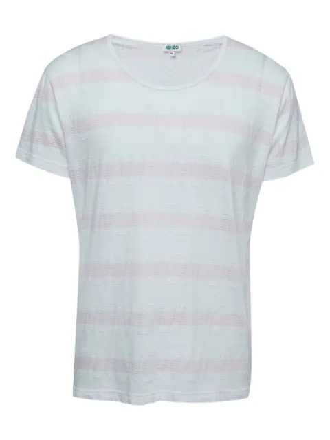 Kenzo Pre-Owned striped cotton T-shirt