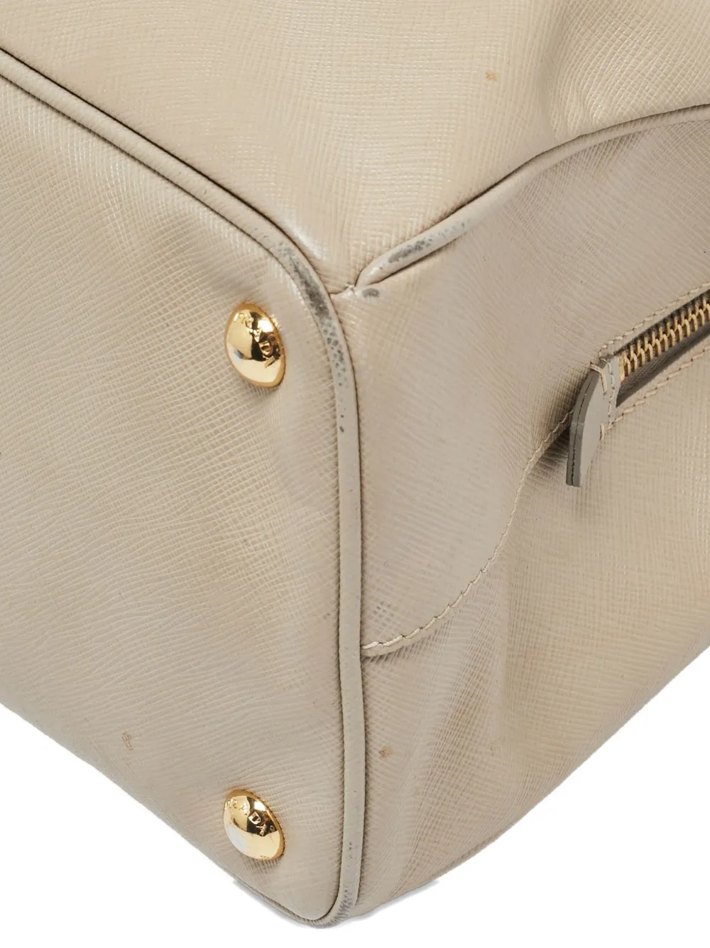 Pre-owned Prada 1135001 Beige In Neutral