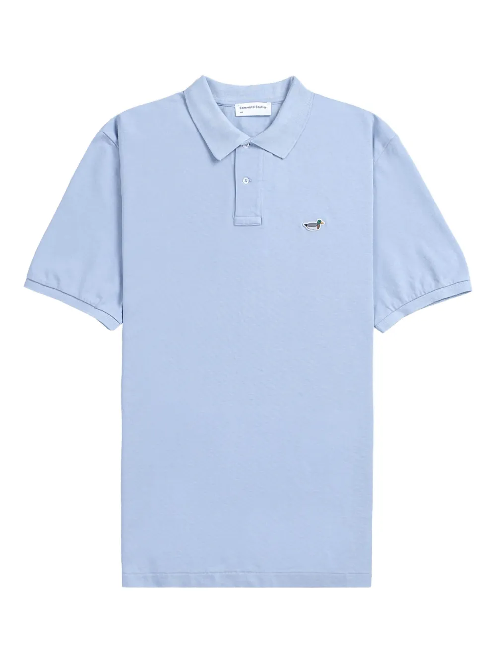 duck-embroidered polo shirt