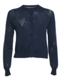 Zadig&Voltaire star-pattern merino-wool cardigan - Blue