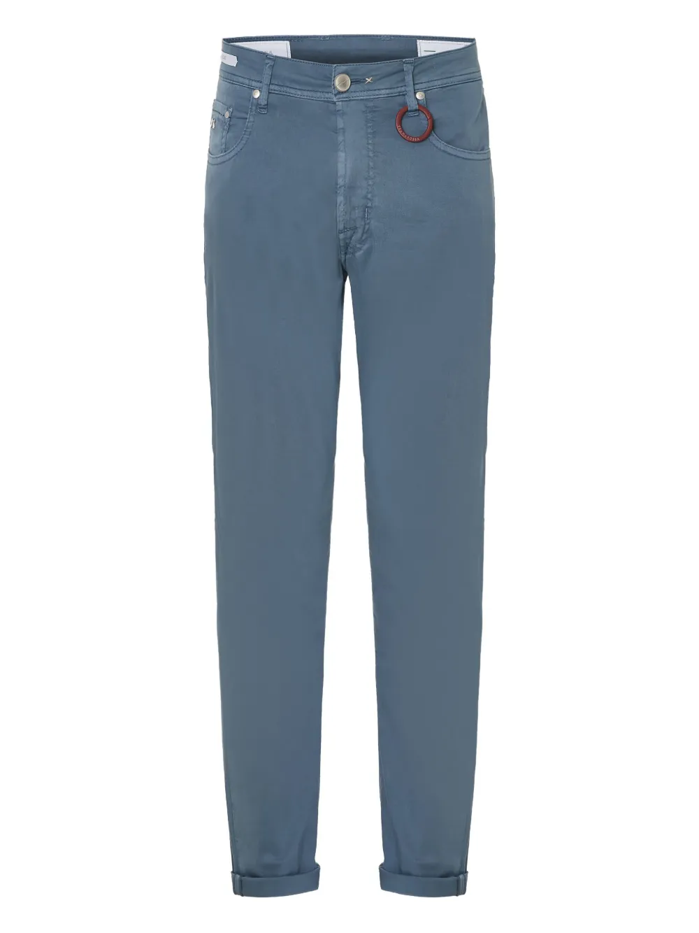 five-pocket ring-detail jeans