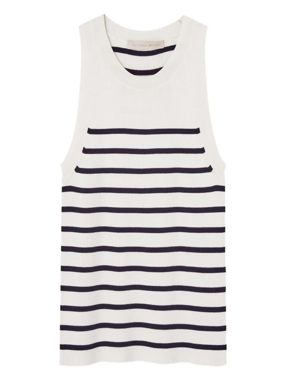 striped ribbed top