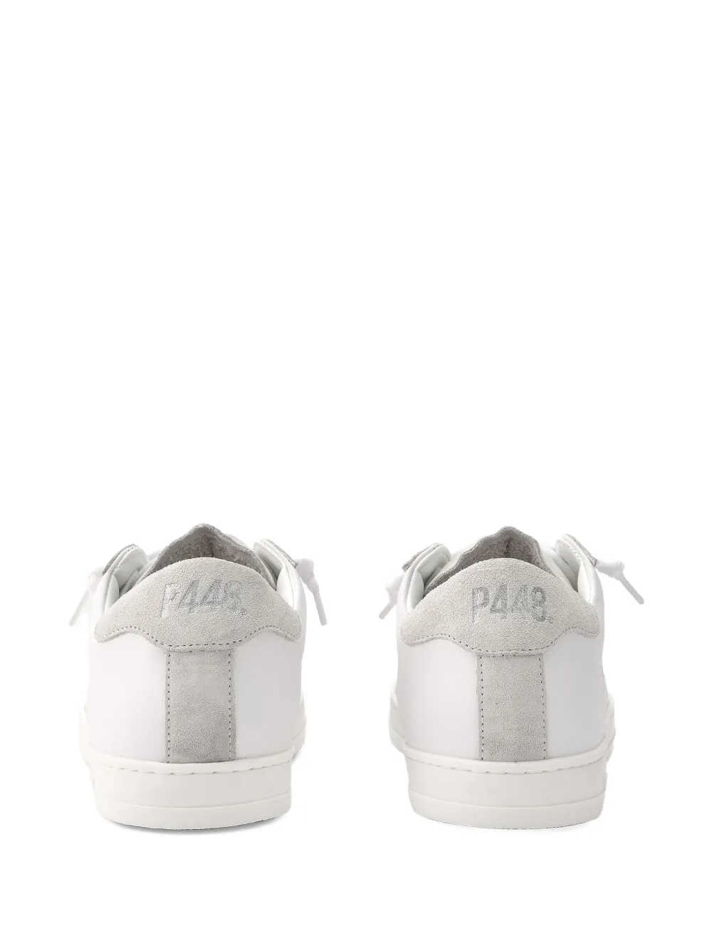 P448 John perforated-logo leather sneakers White