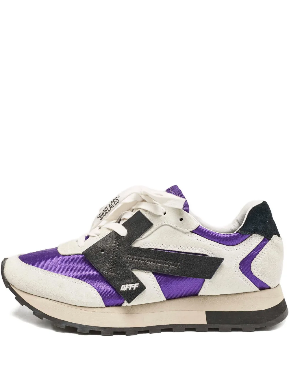 Off-White Pre-Owned baskets HR Runner en daim | blanc | Image 1