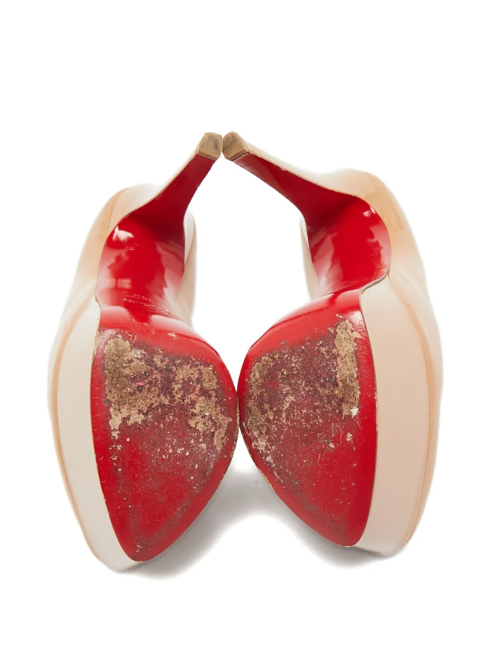 Christian Louboutin Pre-Owned 160 mm leren pumps - Beige