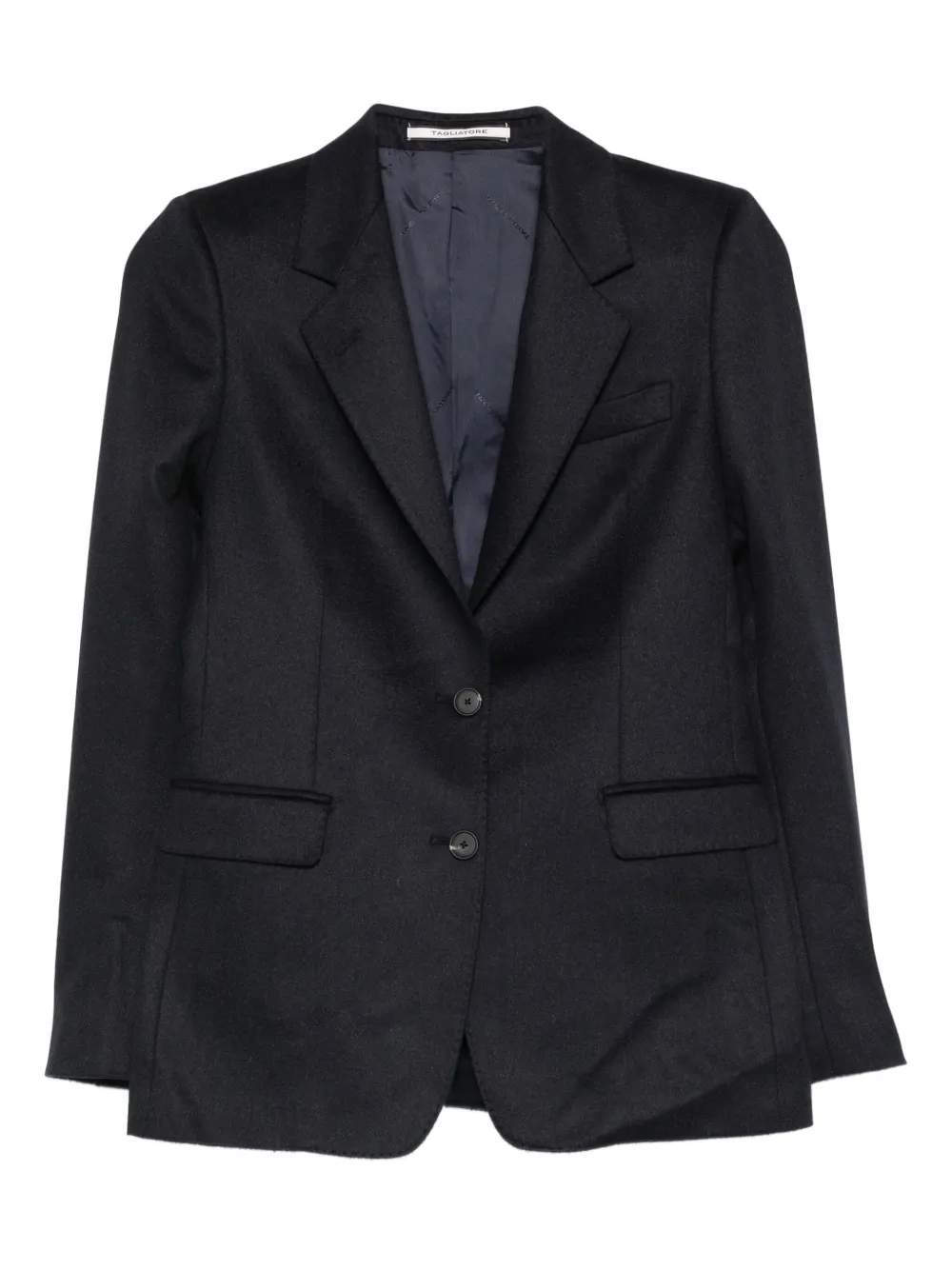 two-button flap-pocket blazer