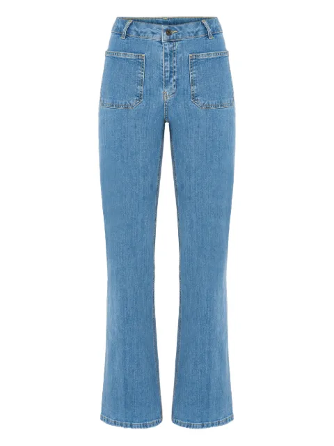 Vanessa Bruno Dompay patch-pocket flared jeans
