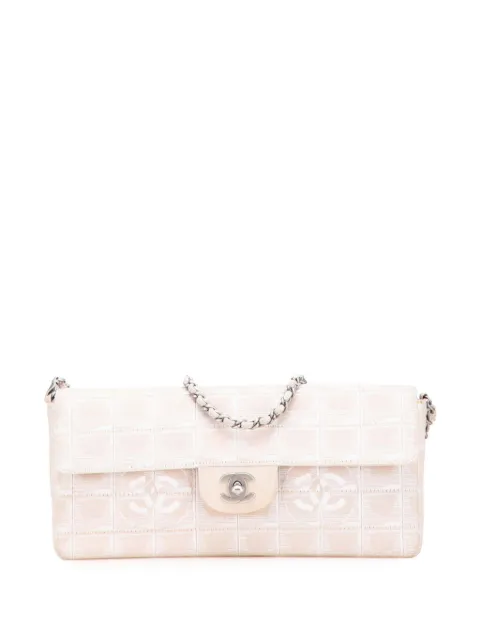 CHANEL Pre-Owned 2002-2003 New Travel Line Nylon East West Flap shoulder bag