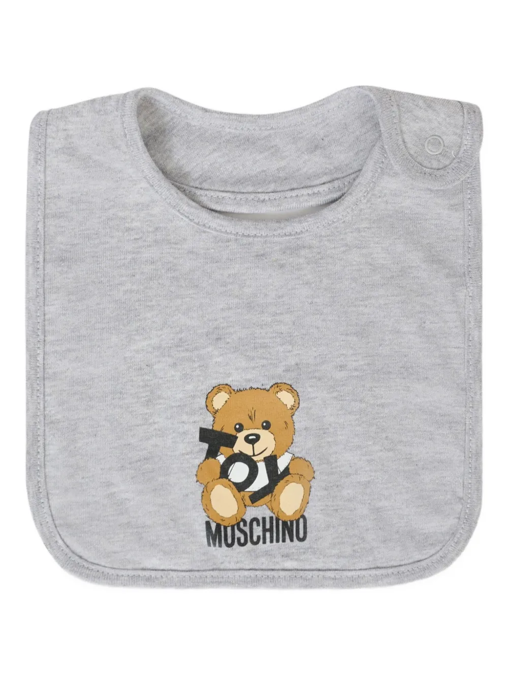 Moschino Kids teddy-print babygrow set Grijs