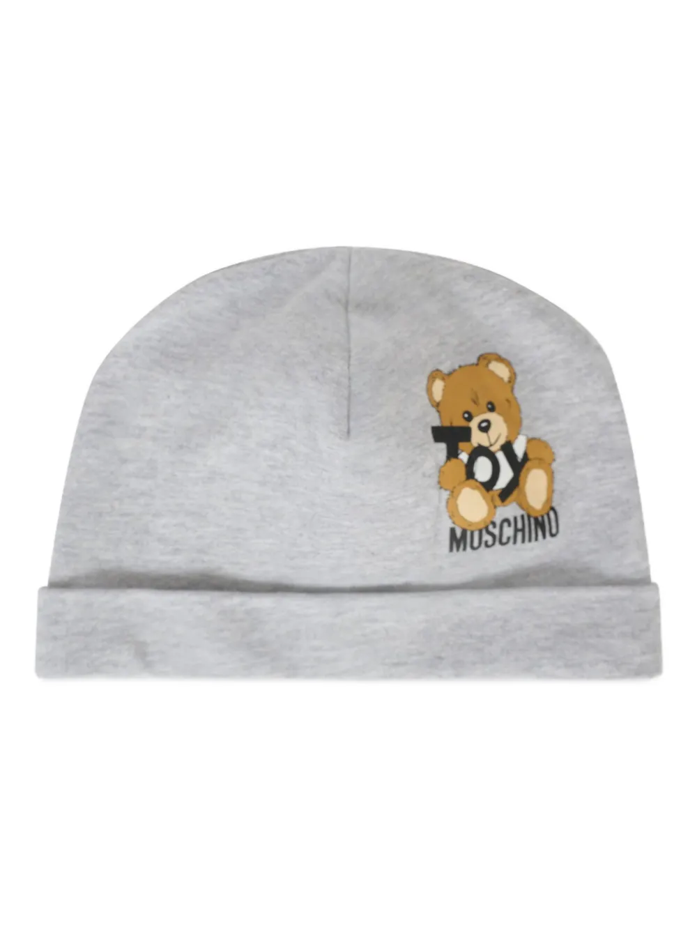 Moschino Kids teddy-print babygrow set Grijs