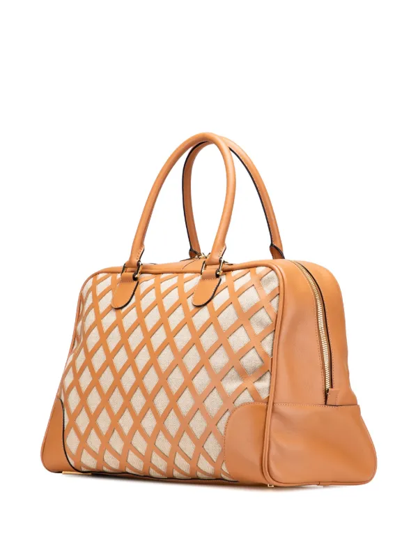 Loewe Pre-Owned 2015 エクストラ ラージ キャンバス＆カットアウト