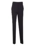 Sportmax hook-zip straight trousers - Black