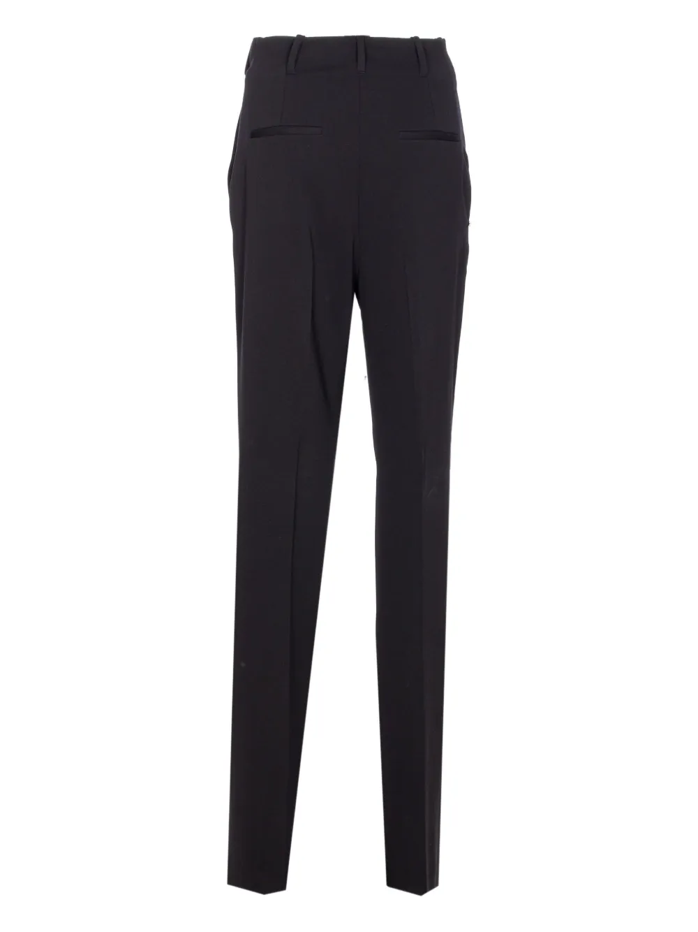 Sportmax Straight broek met haaksluiting Zwart