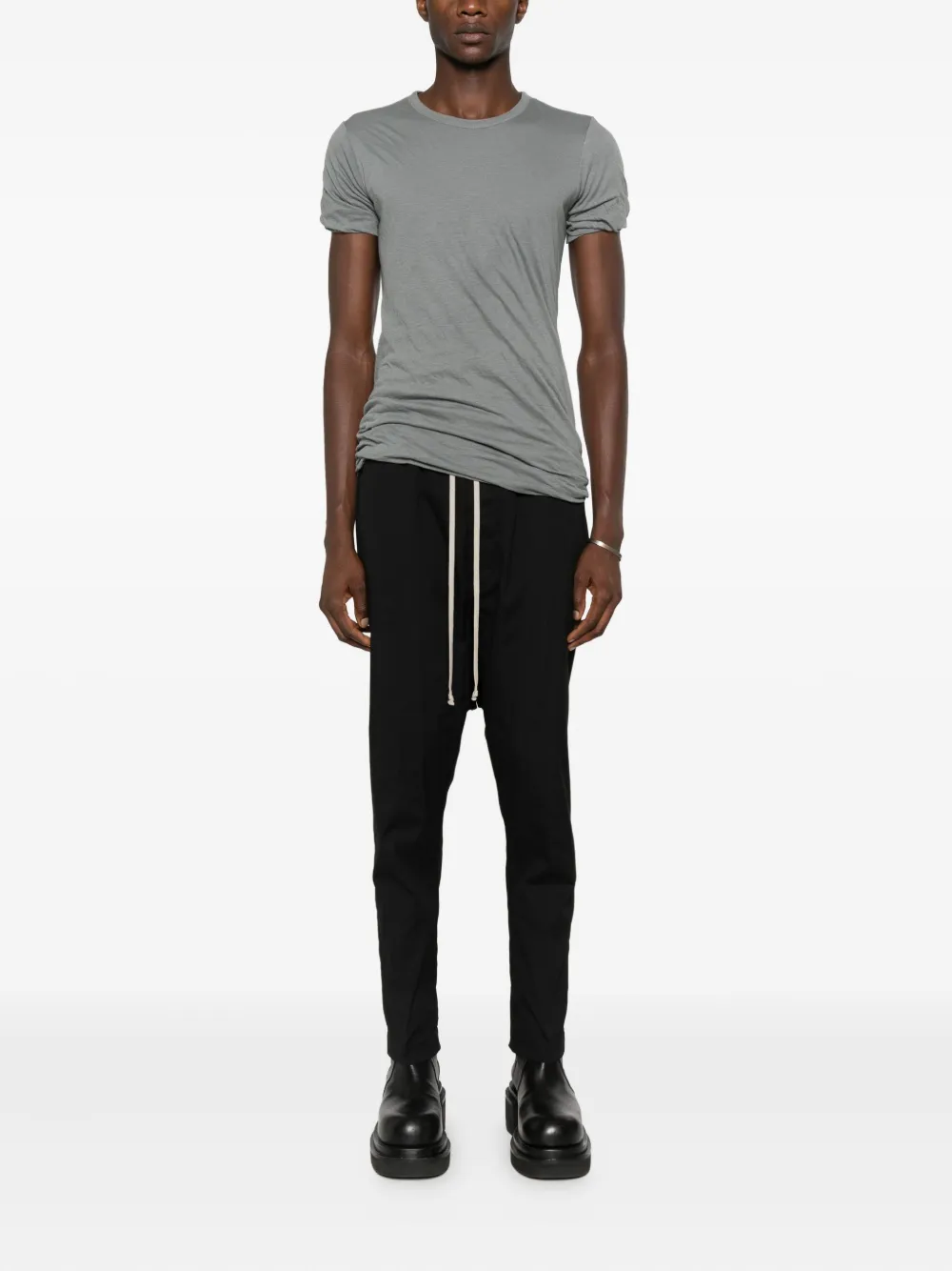 Rick Owens T-shirt met ronde hals Grijs