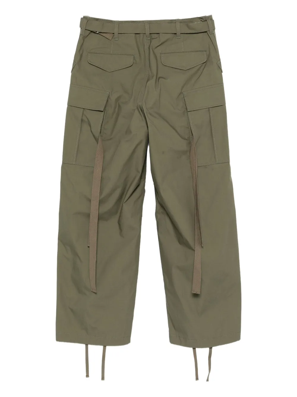 Sacai Cargo broek - Groen