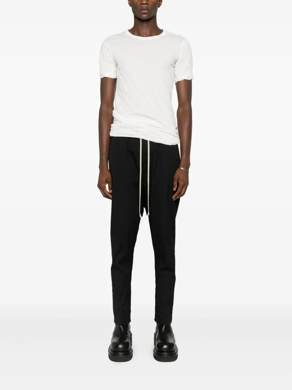 Rick Owens T-shirt met ronde hals - Wit