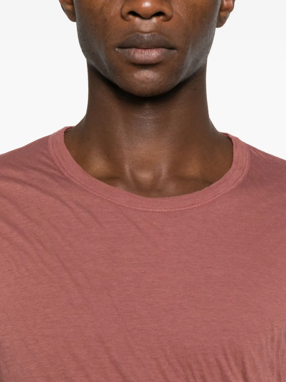 Rick Owens T-shirt met ronde hals Bruin