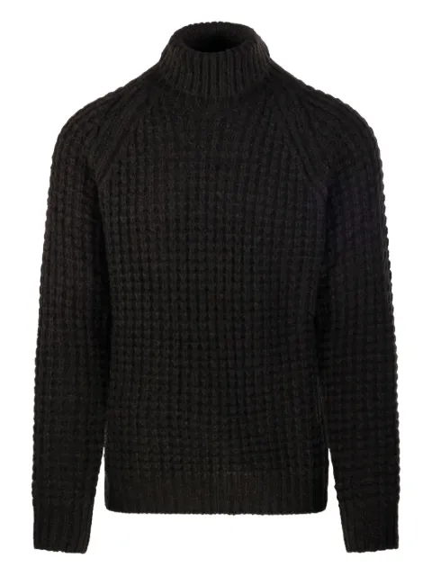 Roberto Collina high-neck waffle-knit sweater