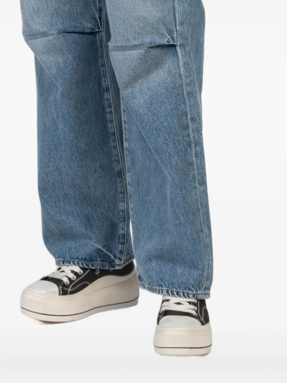 Citizen Of Humanity Pleated-knee Jeans In Blue