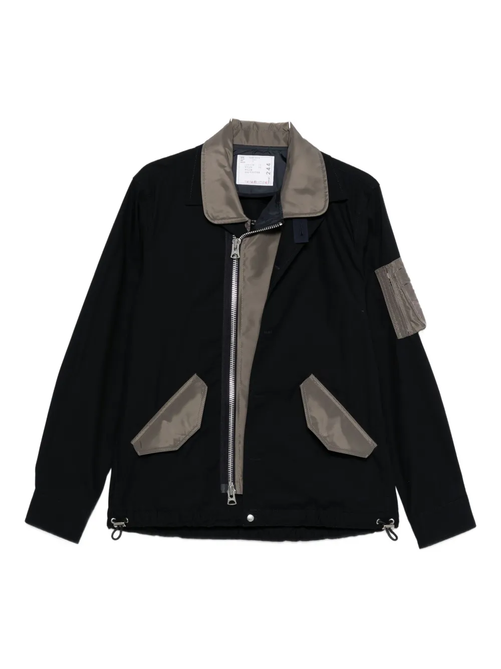 sacai 옥스포드 나일론 코튼 재킷 | 봄버 재킷 | Image 2