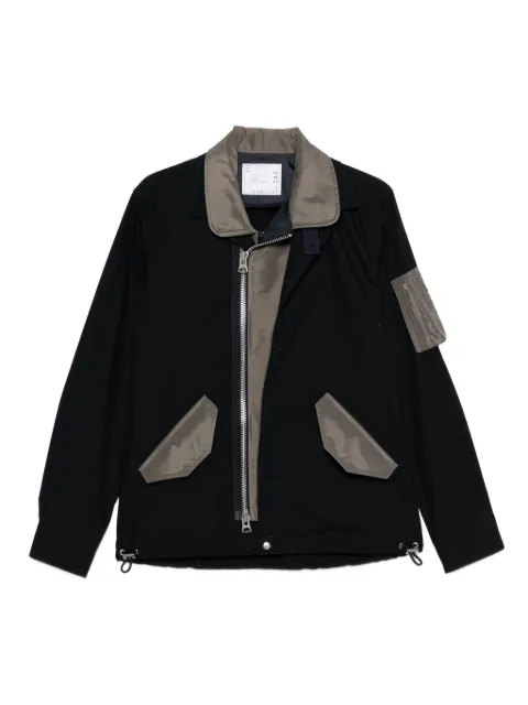 sacai Oxford nylon cotton jacket