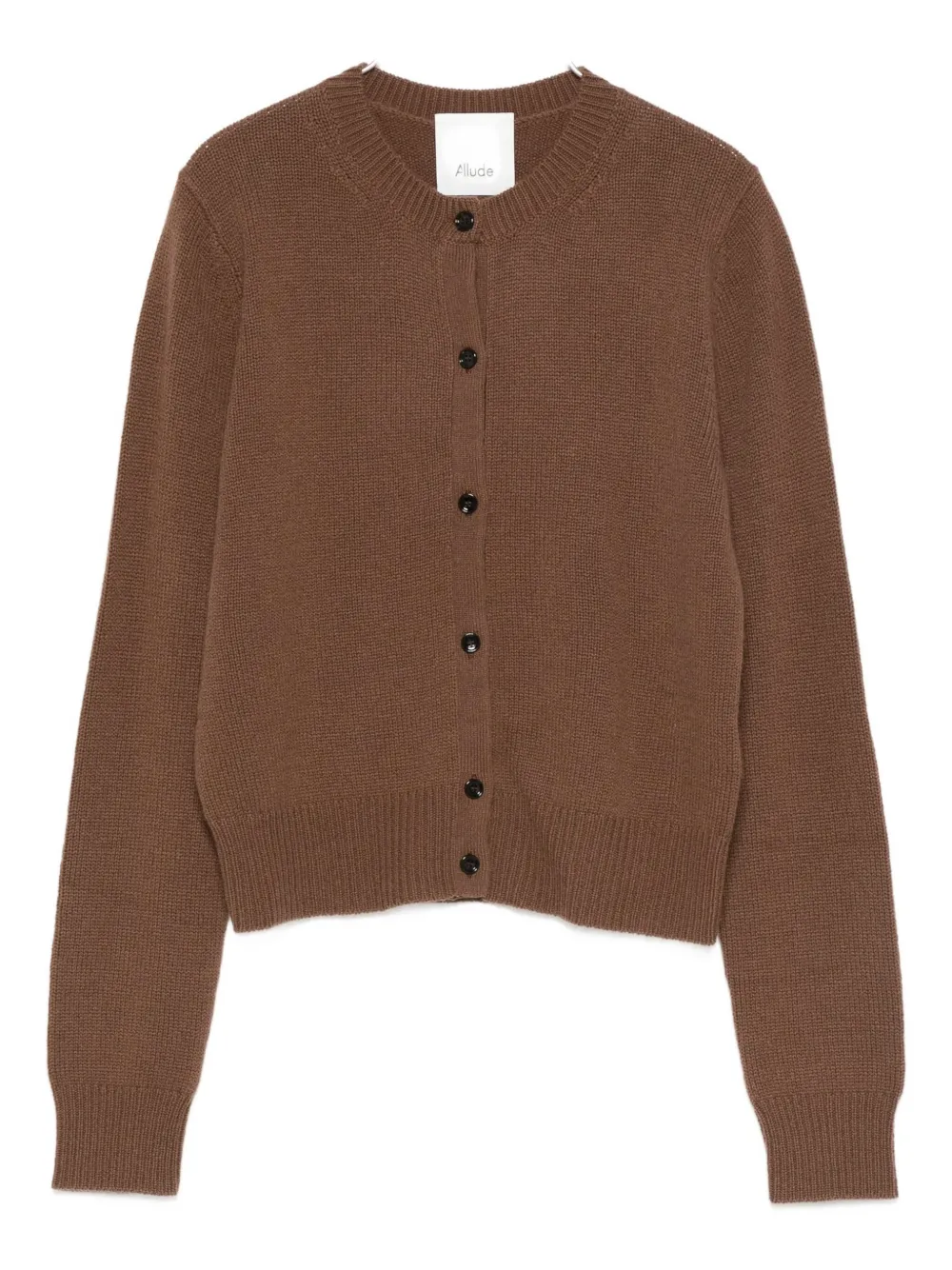 Allude button-front cashmere cardigan Bruin