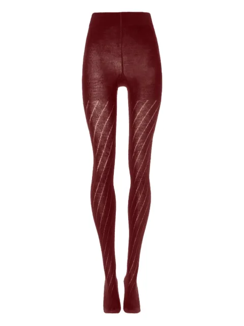 Wolford pantimedias con rayas diagonales