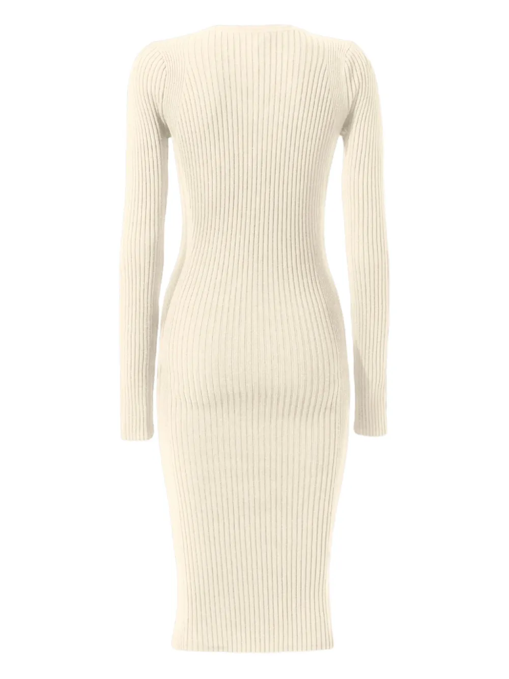 Wolford Merino Rib Dress In Neutral