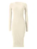 Wolford merino rib dress - White
