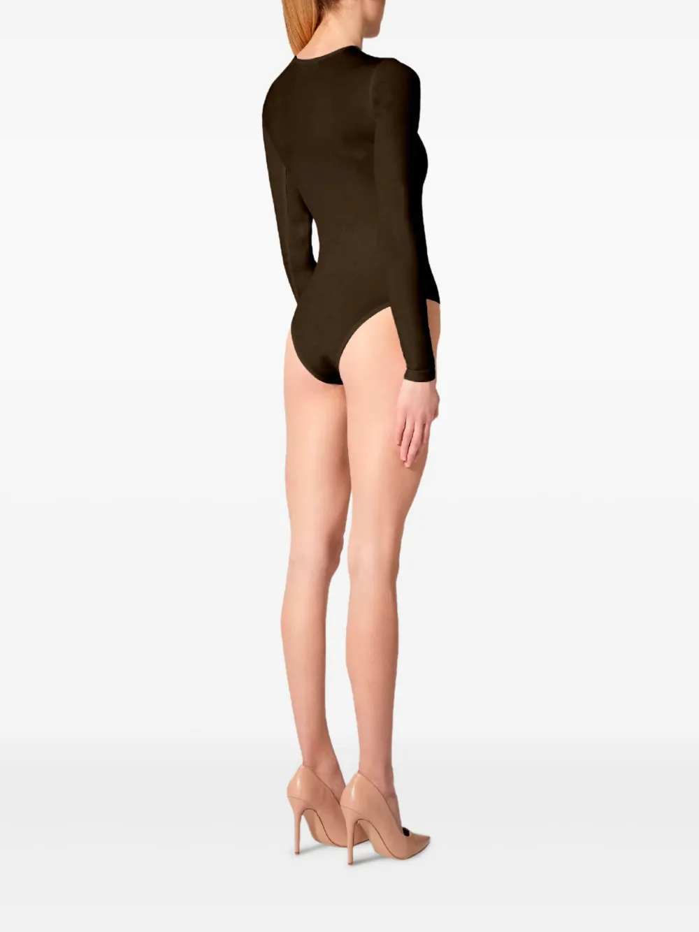 Wolford Berlin Bodysuit In Brown