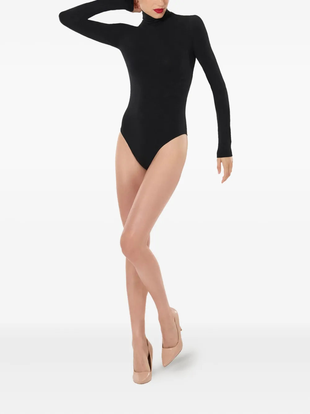 Wolford virgin wool blend bodysuit | ブラック | Image 1