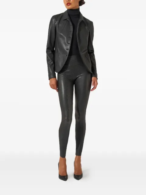 Wolford python-effect button blazer