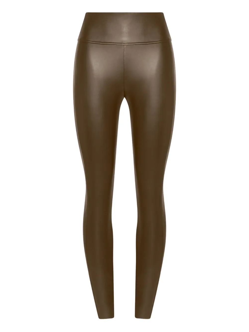 Wolford Leggings in pelle sintetica - Marrone