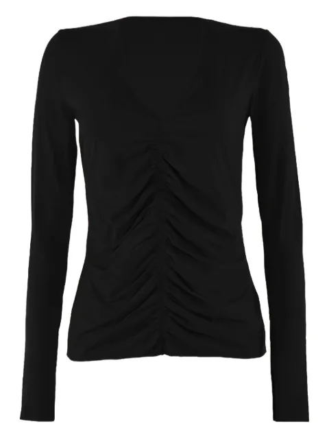 Wolford V-neck ruched top