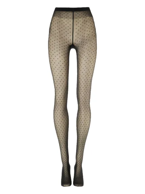 Wolford dot-pattern sheer tights