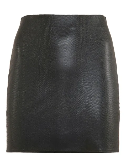 Wolford falda corta con efecto de piel de serpiente