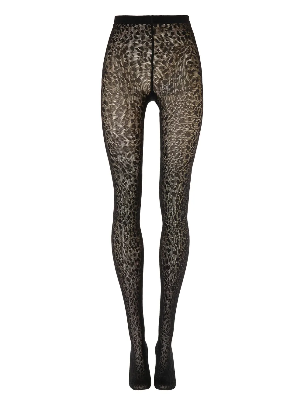 Wolford Panther-print Tights In Black