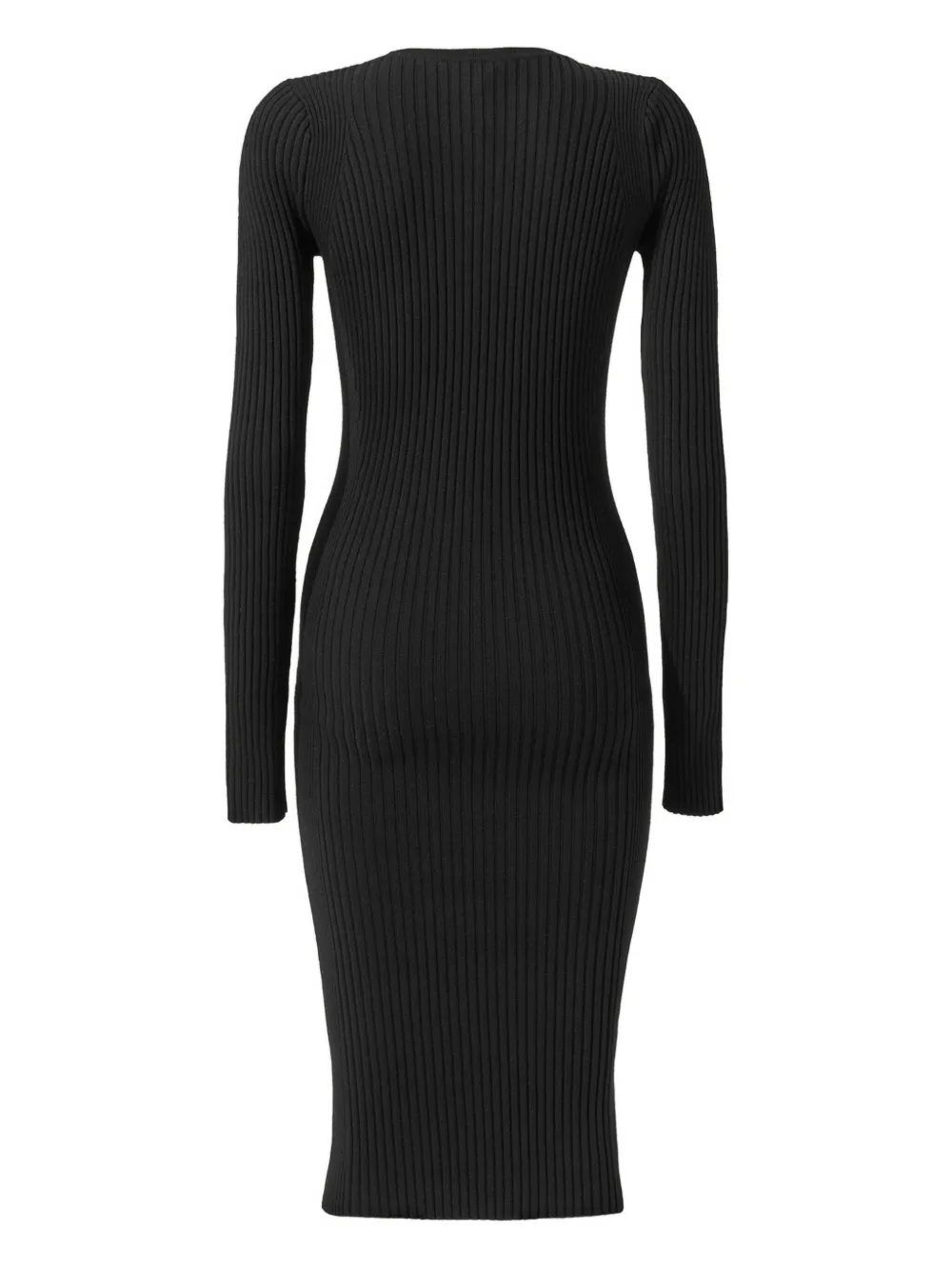 Wolford Ribbed Midi Dress In Black