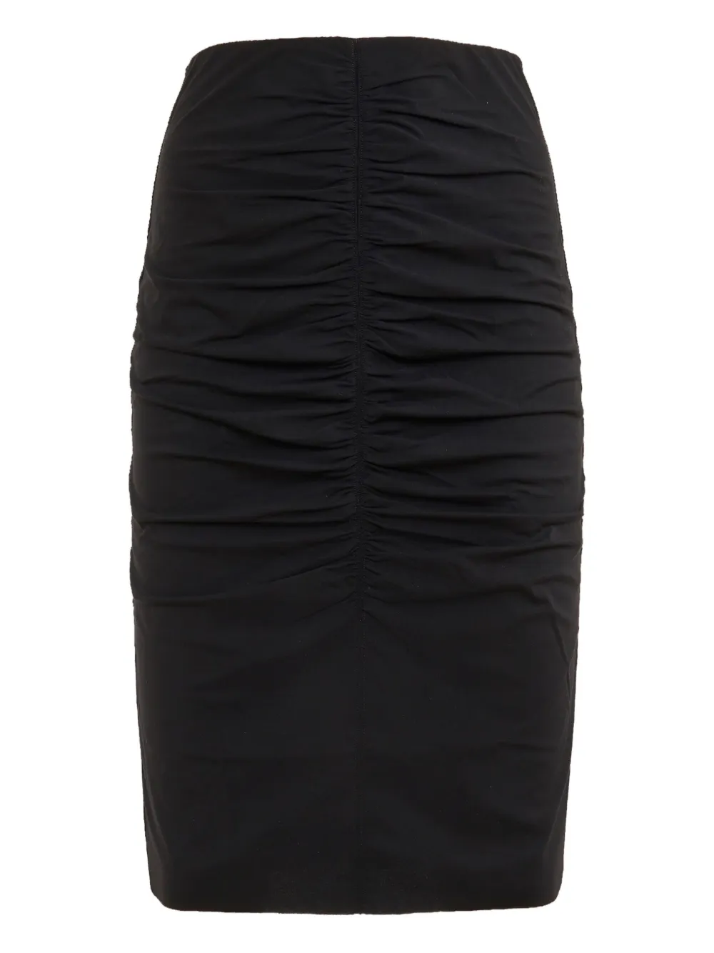 Wolford Ruched Pencil Skirt In Black