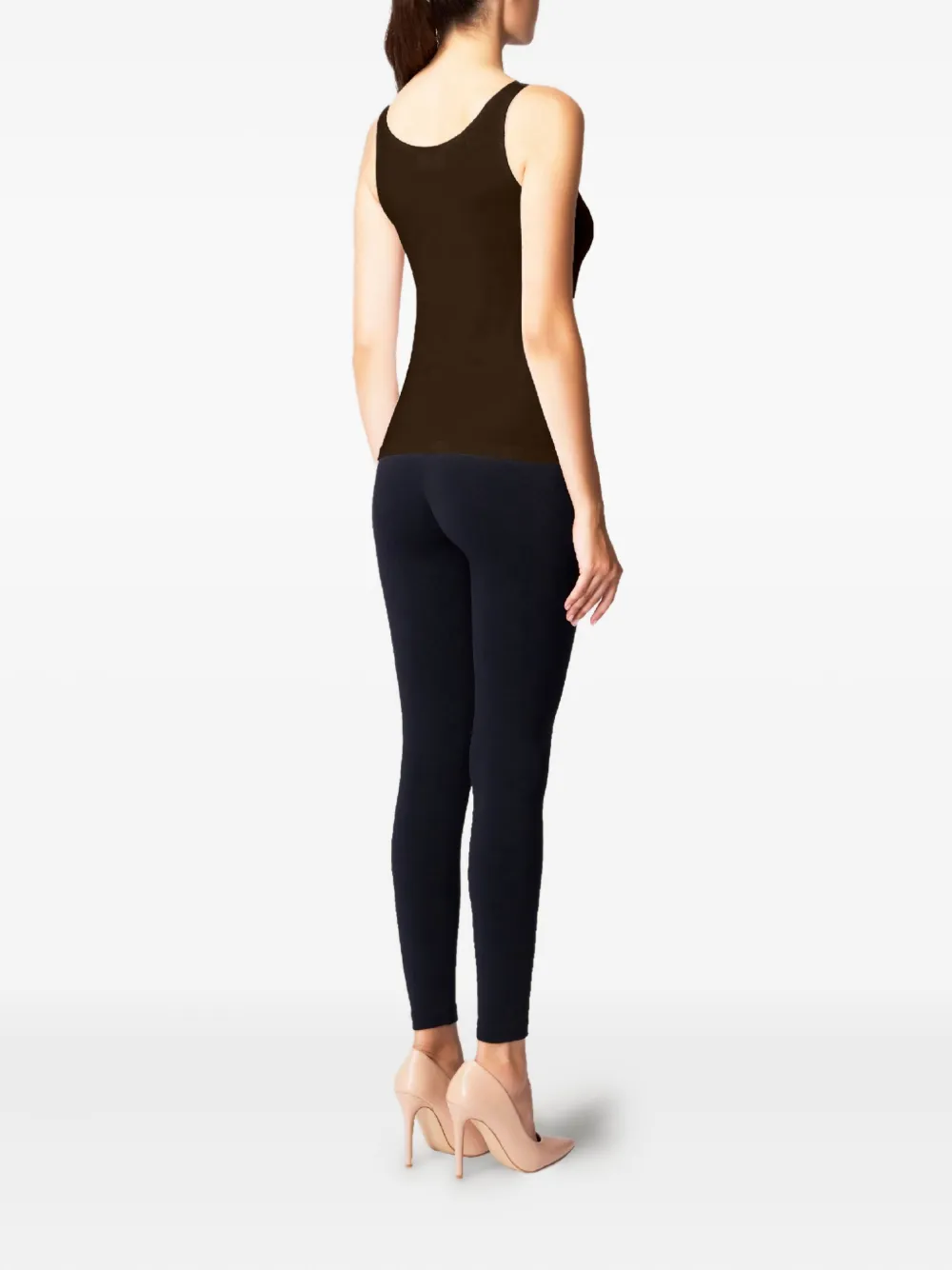 Wolford Sleeveless Scoop-neck Top In Animal Print