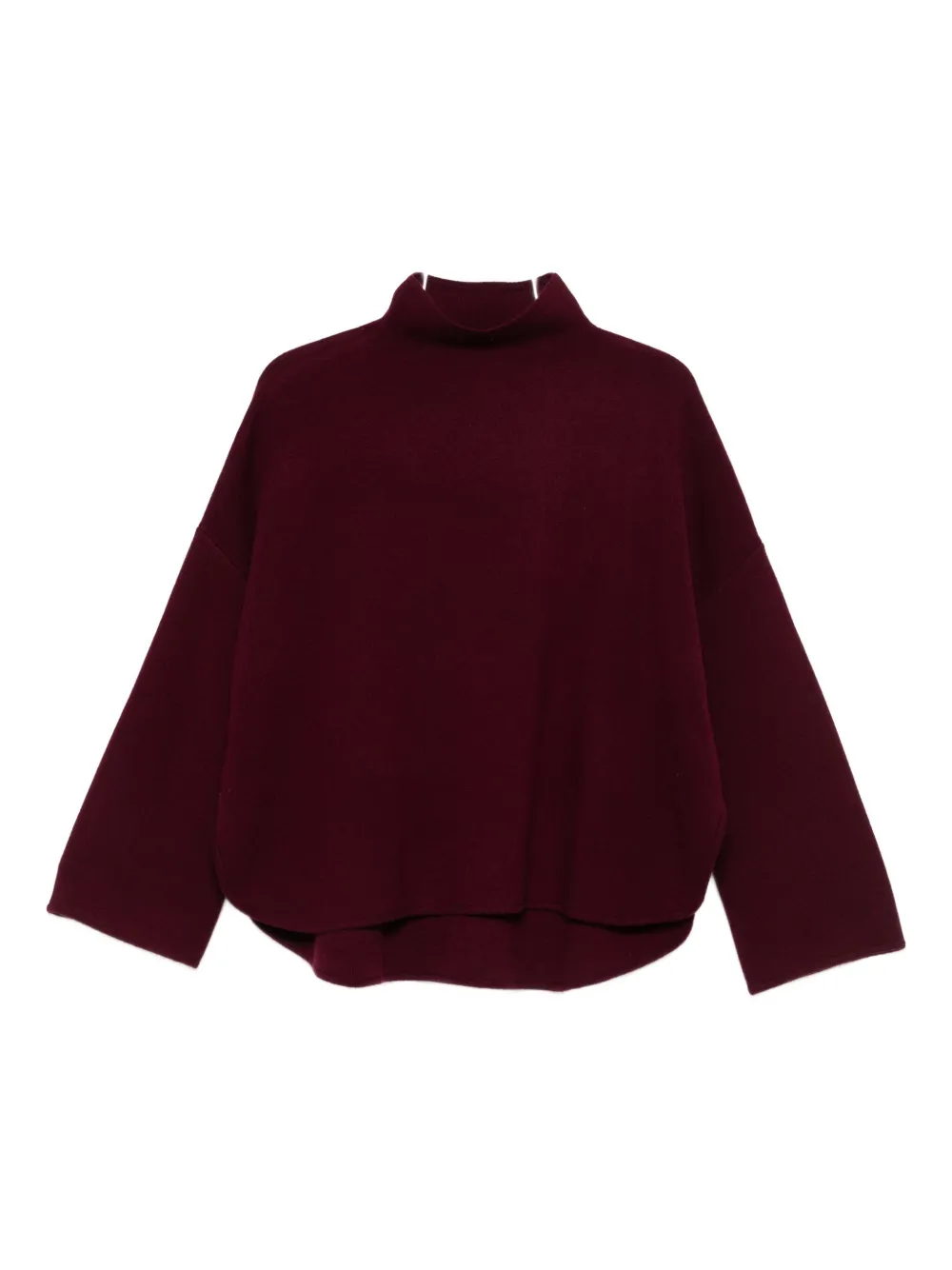 Allude Trui met hoge hals Rood