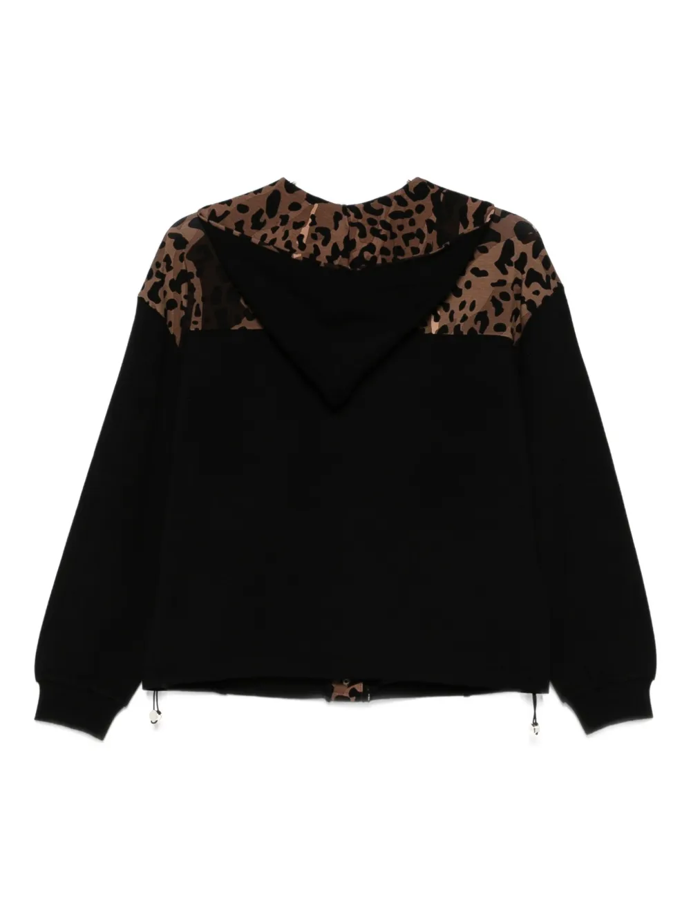 LIU JO leopard-print button cardigan Zwart